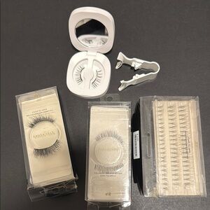 H&M Eyelash Set with Mirror - Black and White